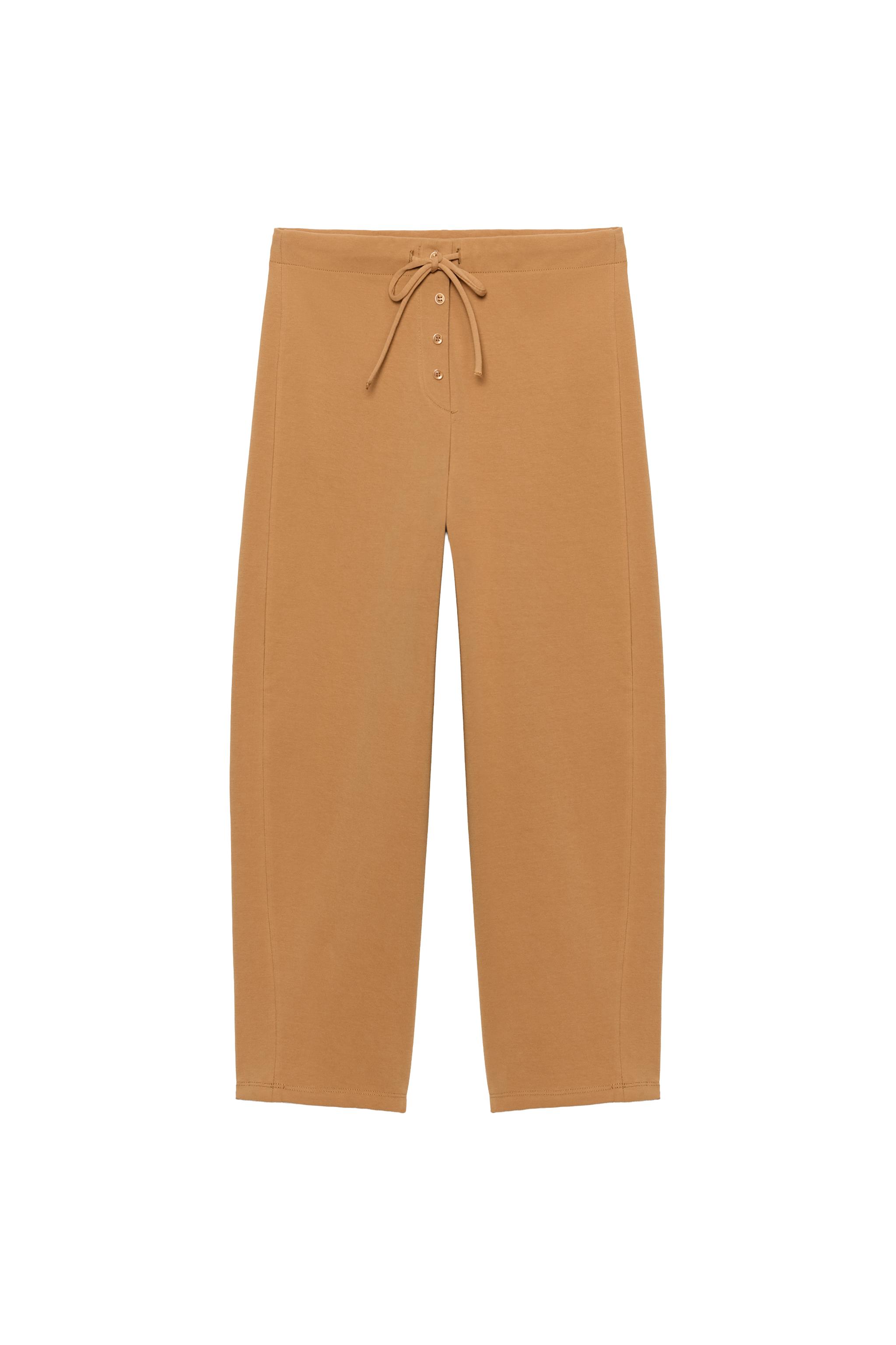 INTERLOCK TAPERED PANTS